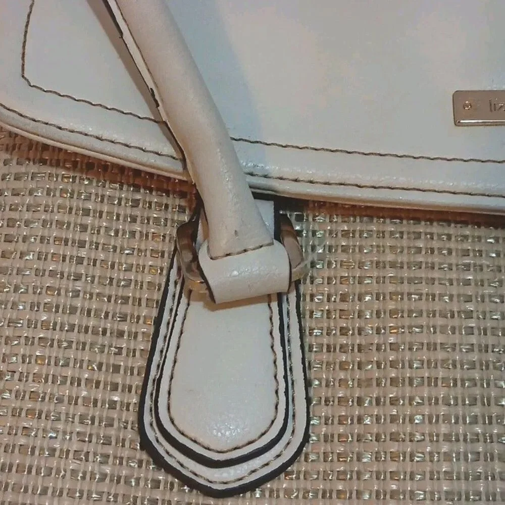 liz claiborne Shoulder Bag Handbag Purse Almond Beige